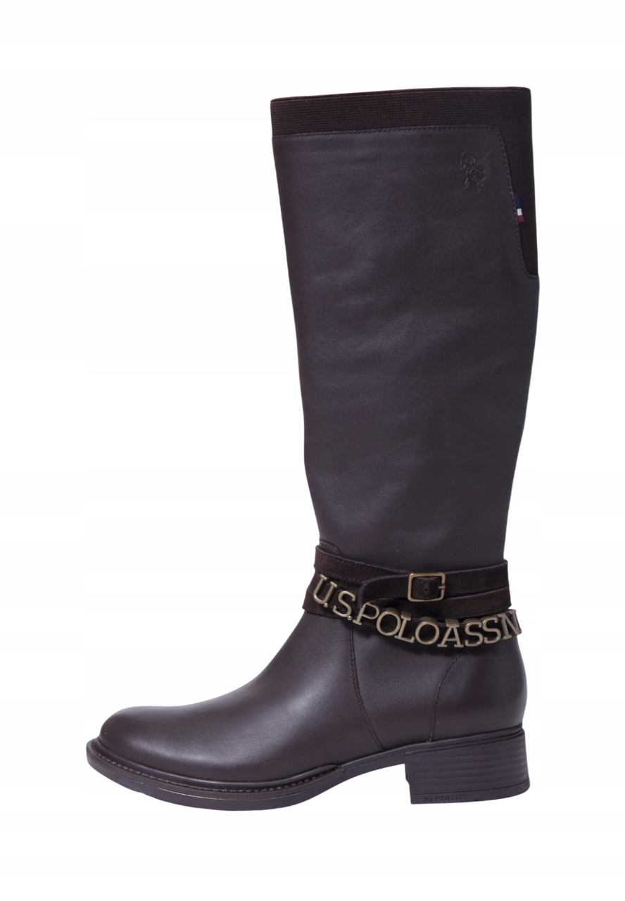 Us Polo Assn. BEGGY008 Lth hnědé, vel .37