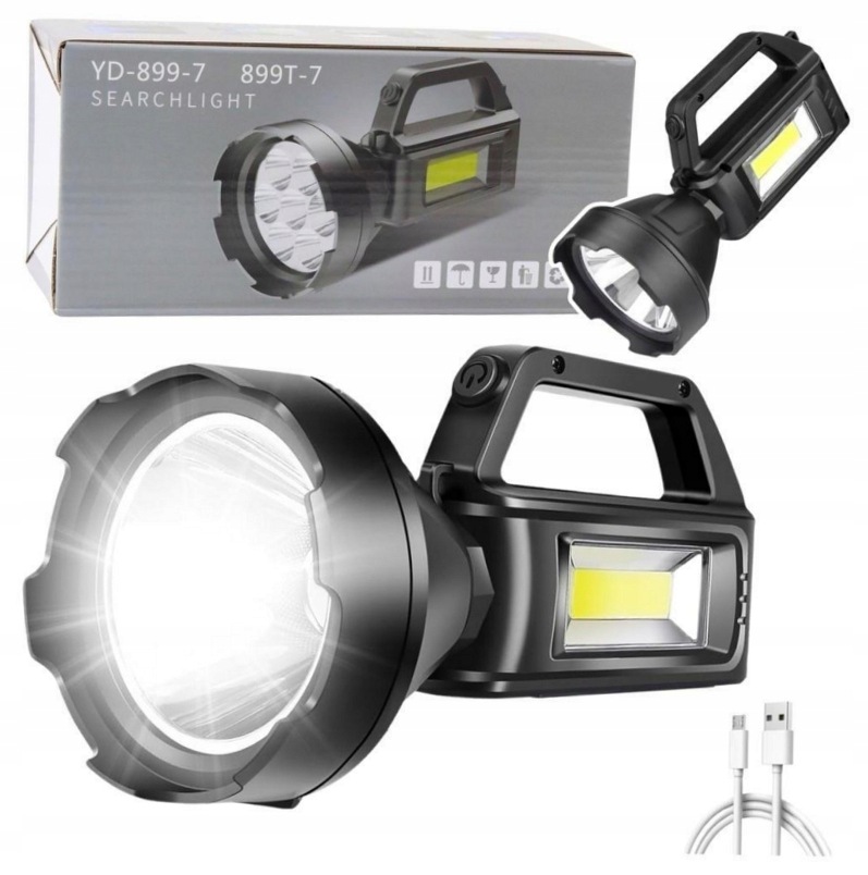 Latarka turystyczna Led Reflektor 4 tryby