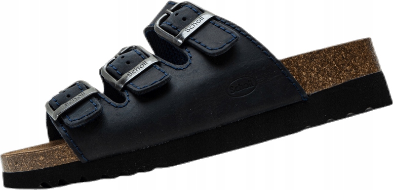 

Scholl buty, klapki Rio Med skórzane medyczne navy