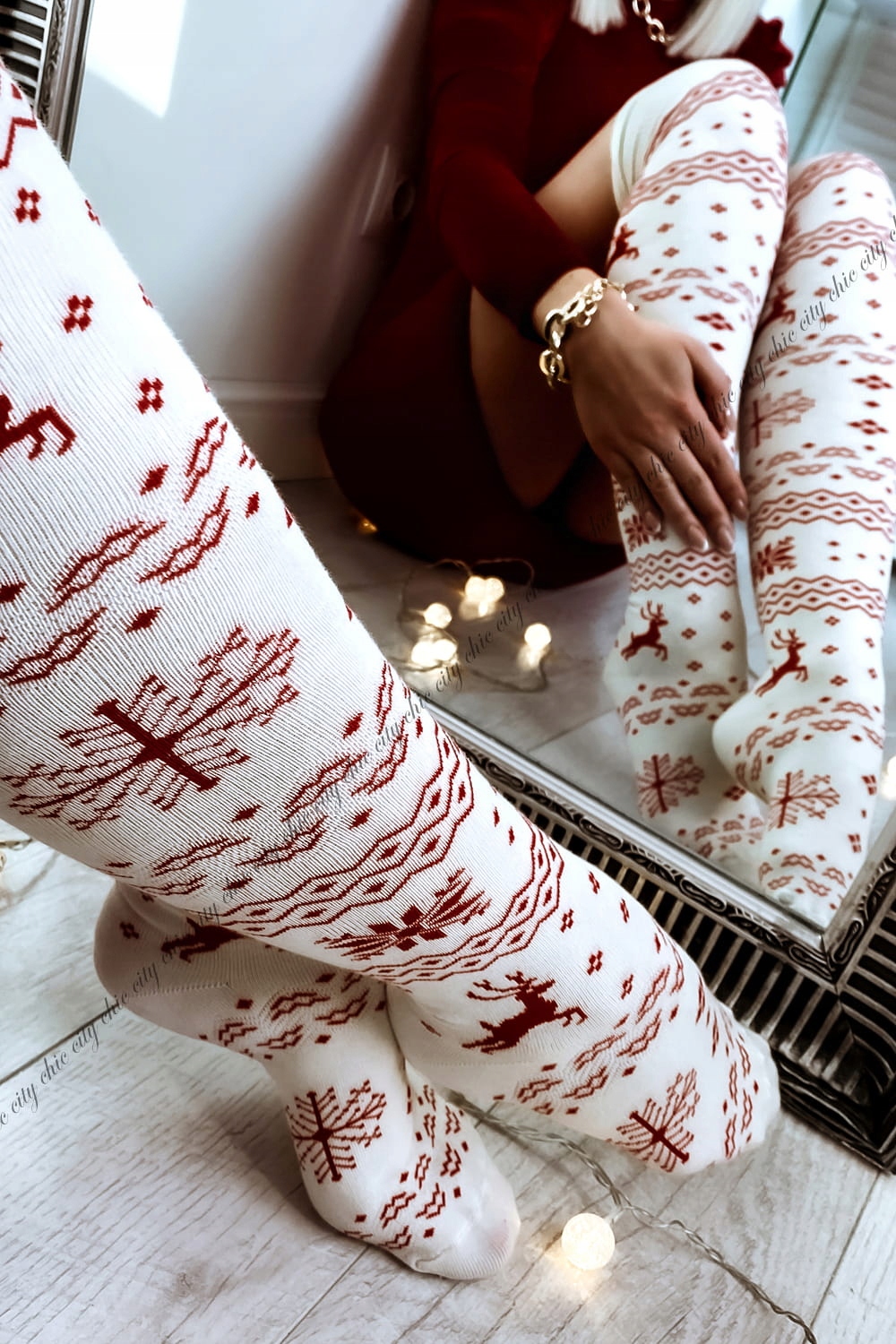 ZAKOLANÓWKI ŚWIĄTECZNE NORWAY WHITE