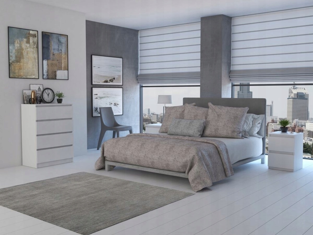 KOMODA SZAFKA 70CM 4 SZUFLADY NOWOCZESNA DO SYPIALNI SALONU BIEL Marka inna