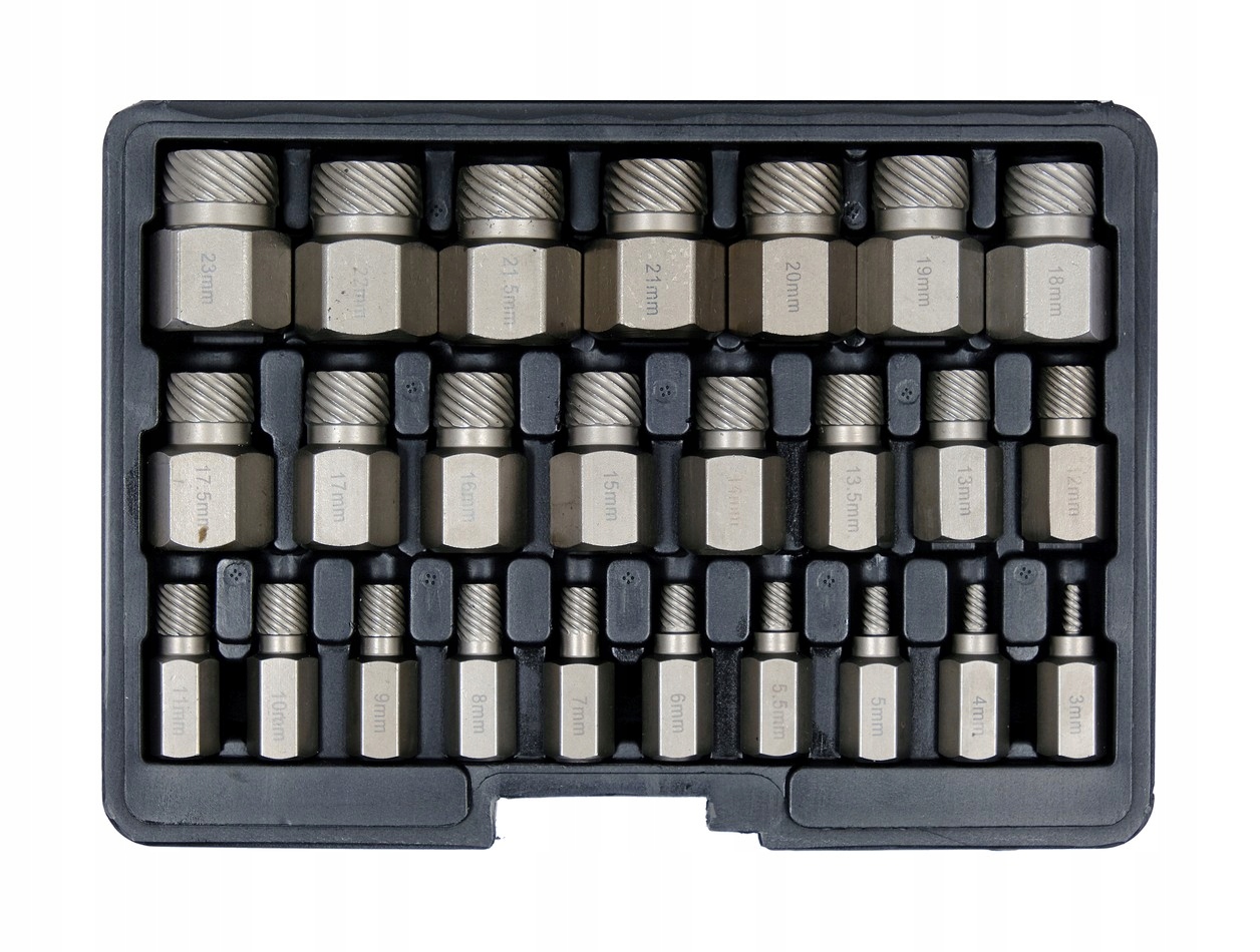 Yato YT-06034 25 Wykrętaków do uszkodzonych śrub