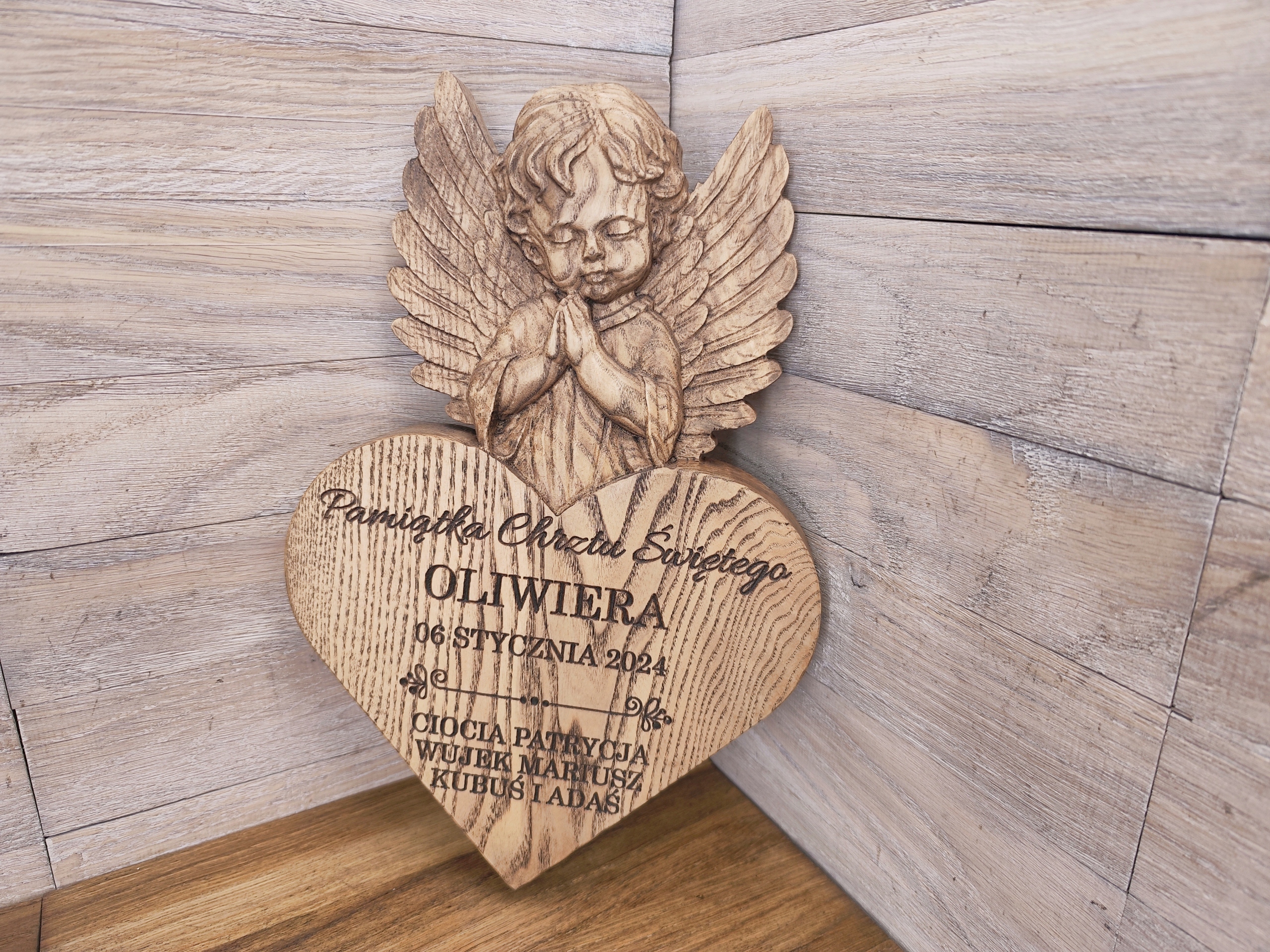 Obraz Anděl Památníku Křtu Svatého Srdce pro Křesťana Křestníka