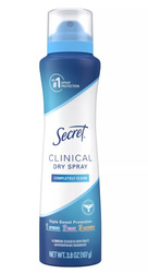 SecretClinical DrySpray CompletelyClean 107 g – deodorant ve spreji pro ženy