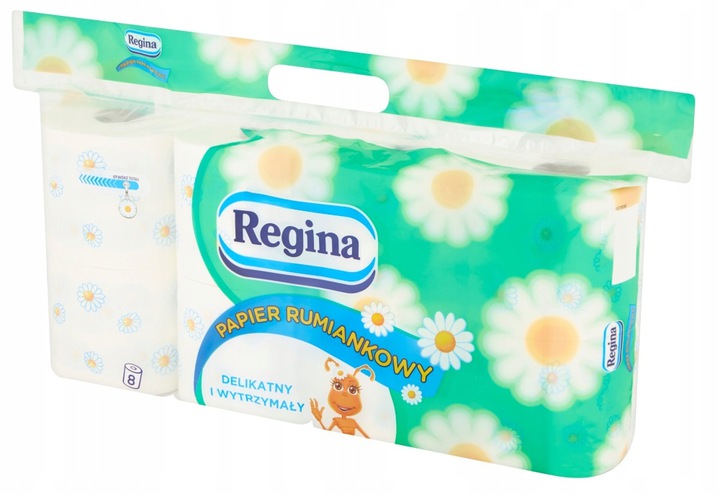 PAPIER TOALETOWY RUMIANKOWY REGINA 8 ROLEK