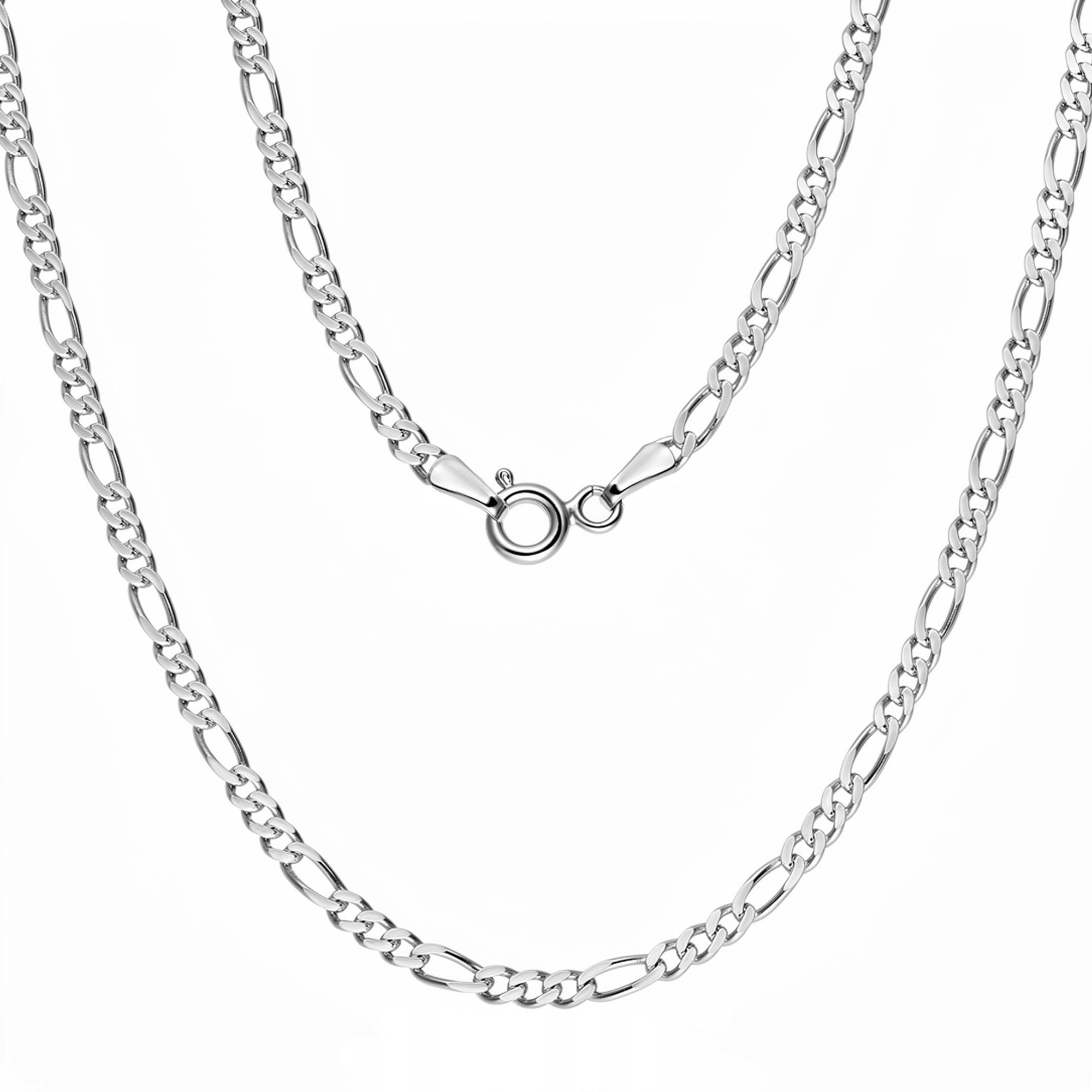 Figaro Stříbrný Řetízek Dámský Pánský Řetěz FD7 60 cm