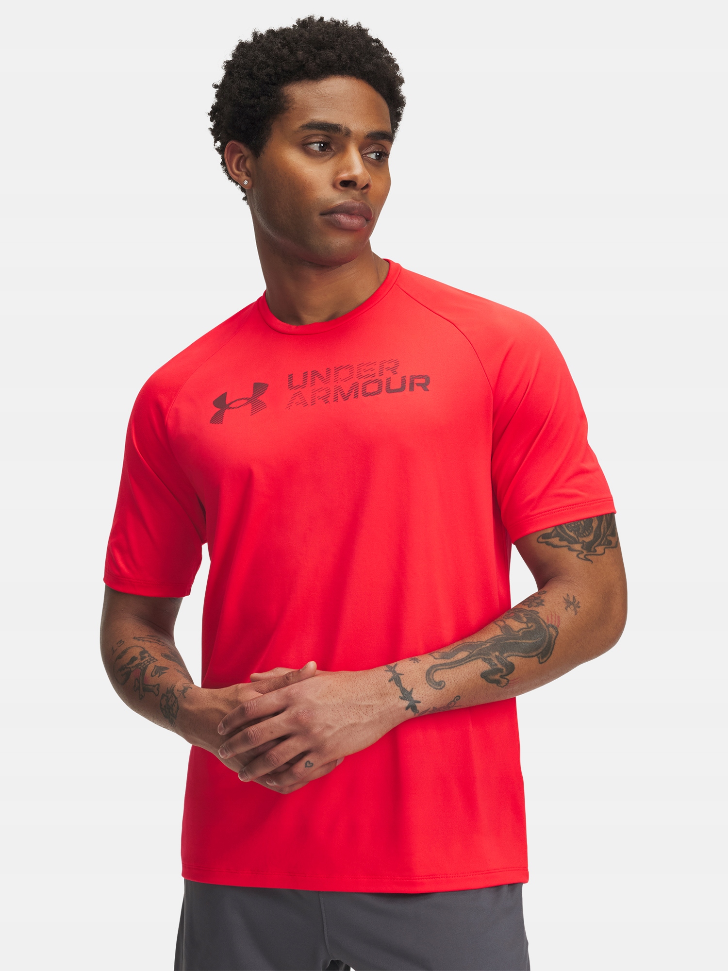 Pánské tričko Under Armour Ua Tech Reflective Ss-red