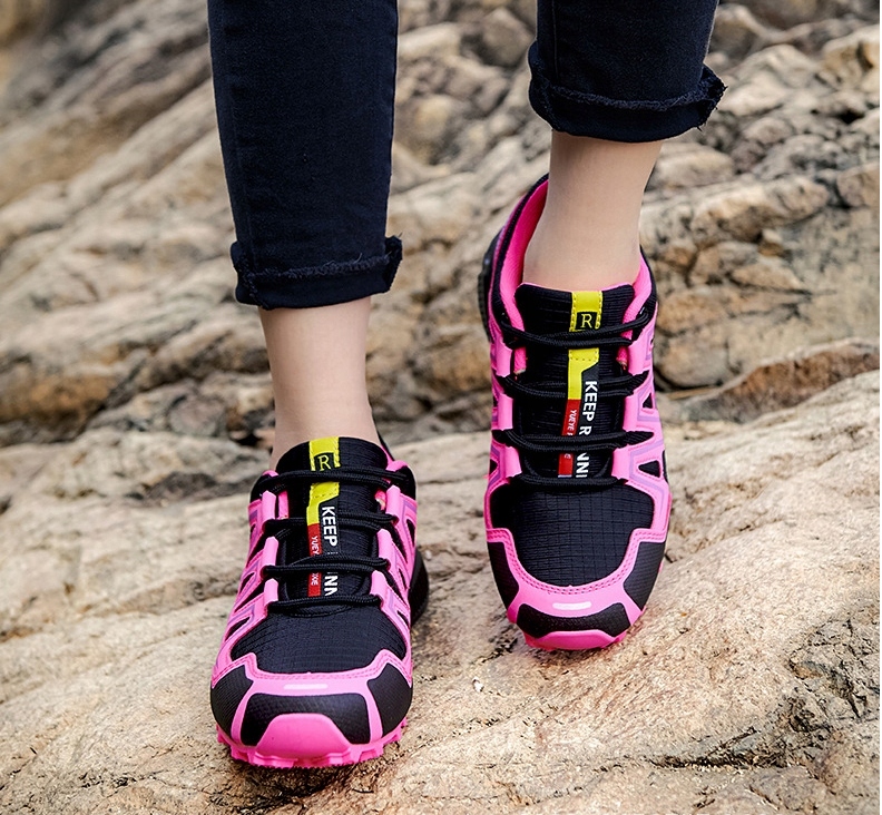 DAMSKIE BUTY TREKKINGOWE TURYSTYCZNE ODDYCHAJĄCE Wysokość niskie