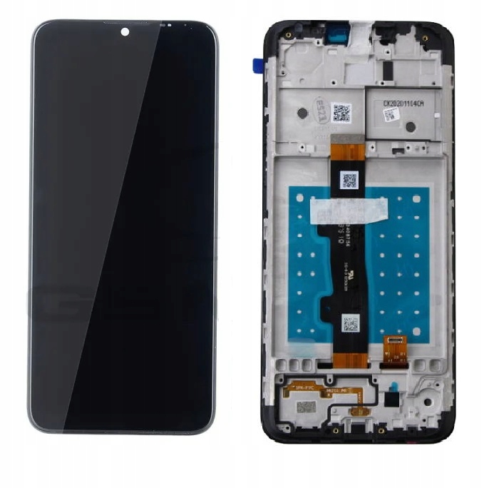 Nowy LCD Ekran Motorola Moto E7 XT2095 Z Ramką Czarny