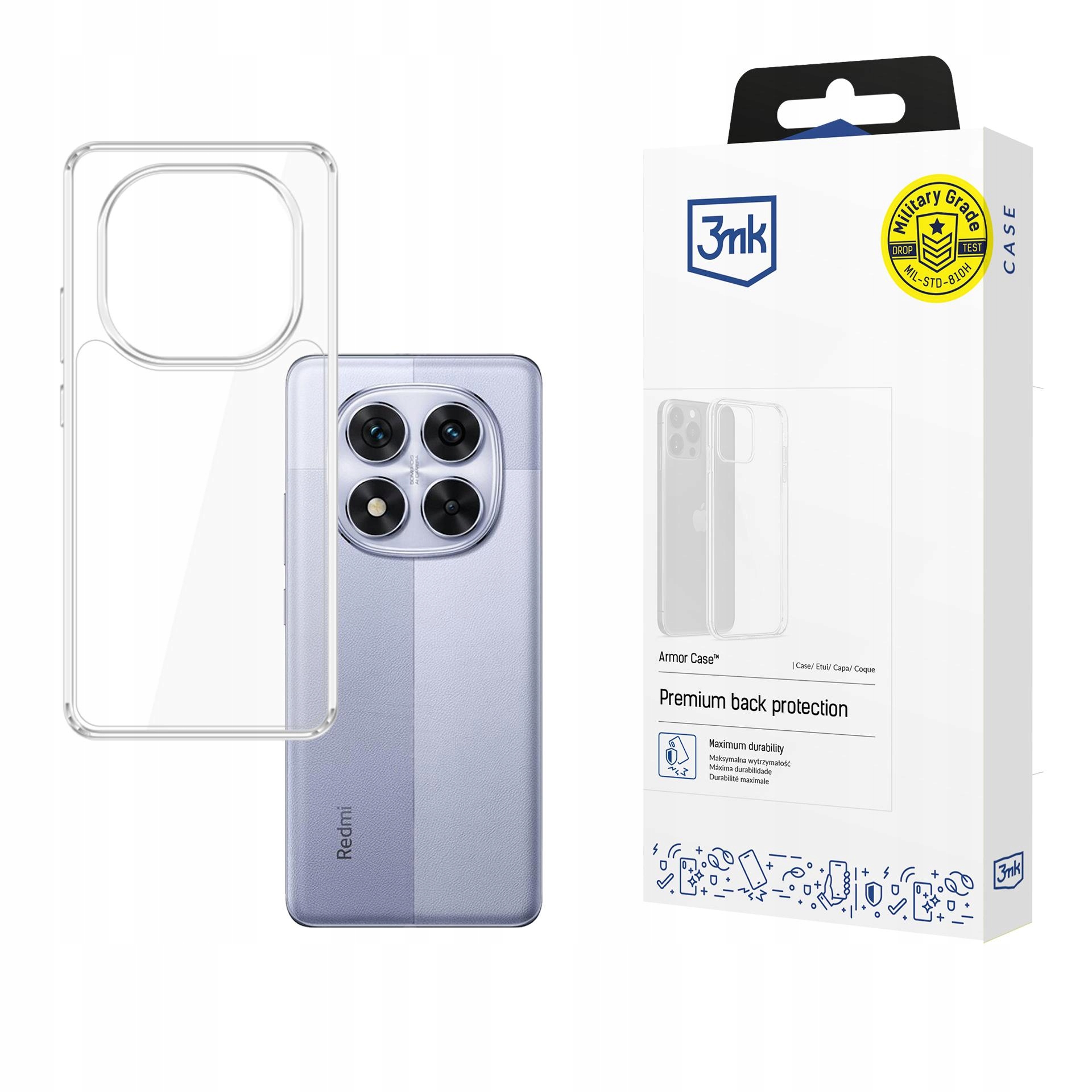 Etui 3mk Armor Case na Xiaomi Redmi Note 14 Pro 14 Pro+ 5G 3mk Protection