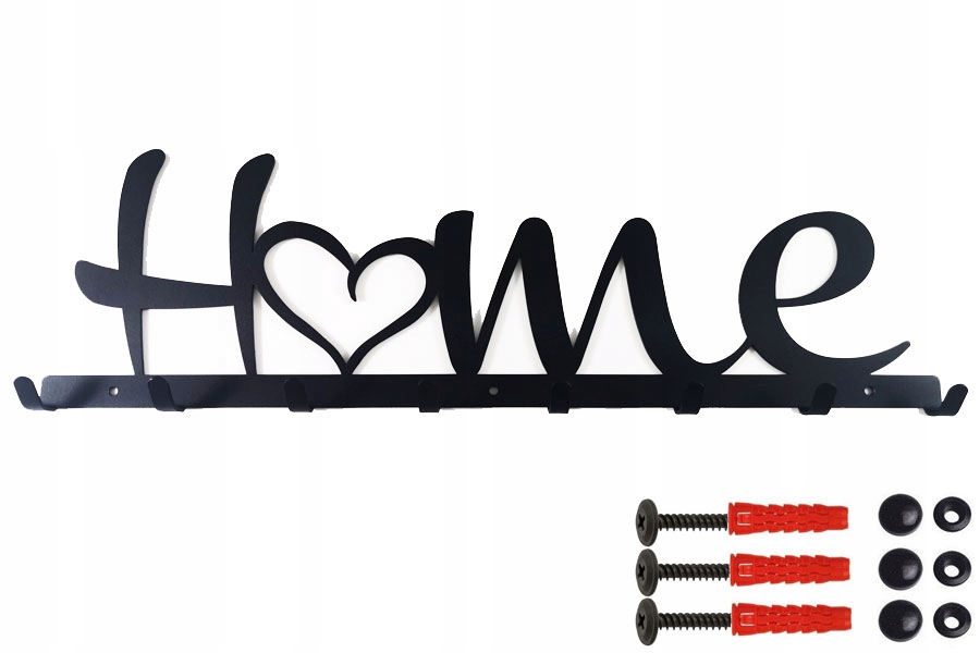 

Duży wieszak ścienny na ubrania i klucze Home