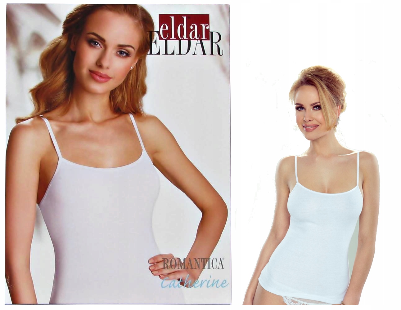 

Eldar Koszulka Catherine Biała na ramiączkach .L