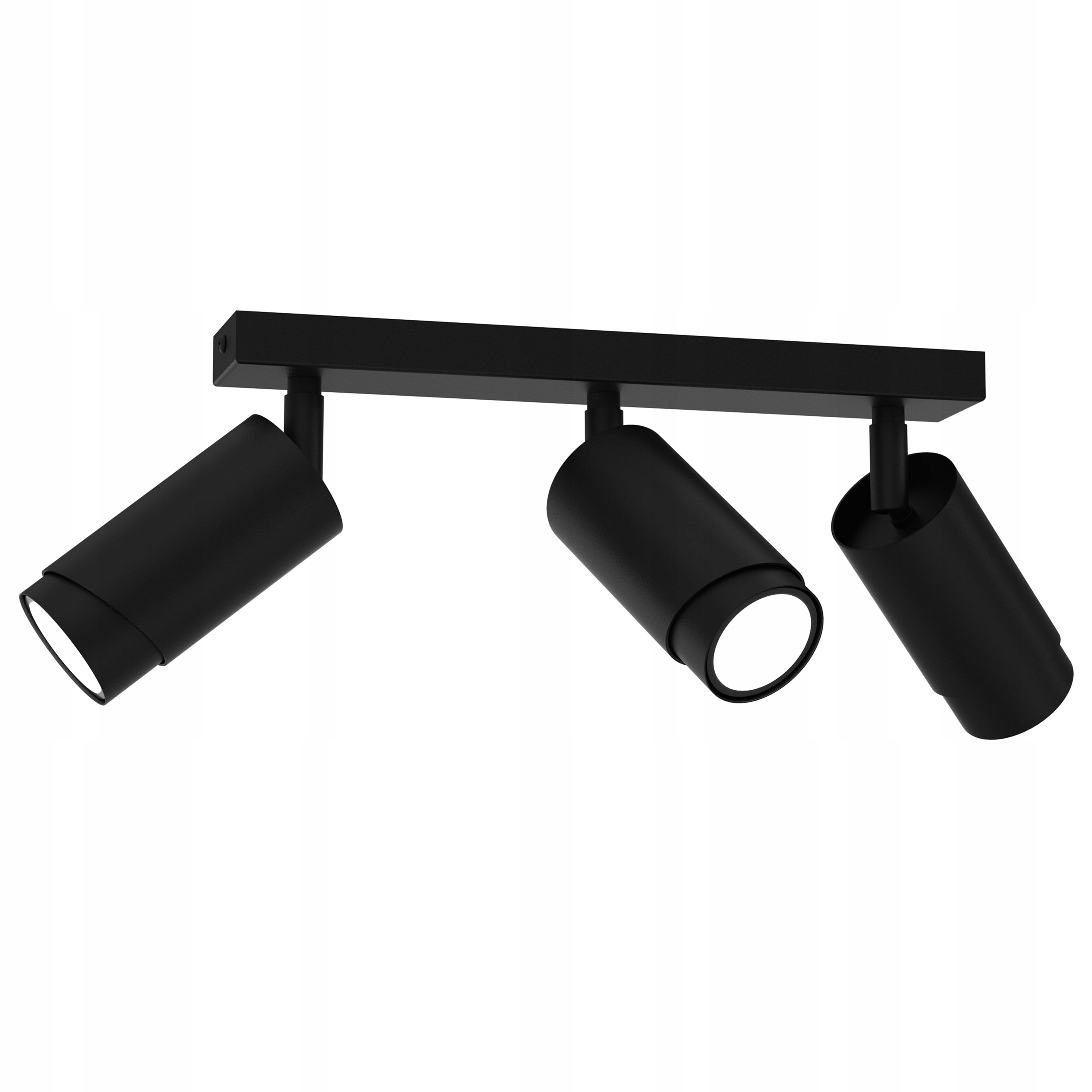 LAMPA SUFITOWA PLAFON TUBY METAL GU10 LOFT SPOT CZARNY SOPEL