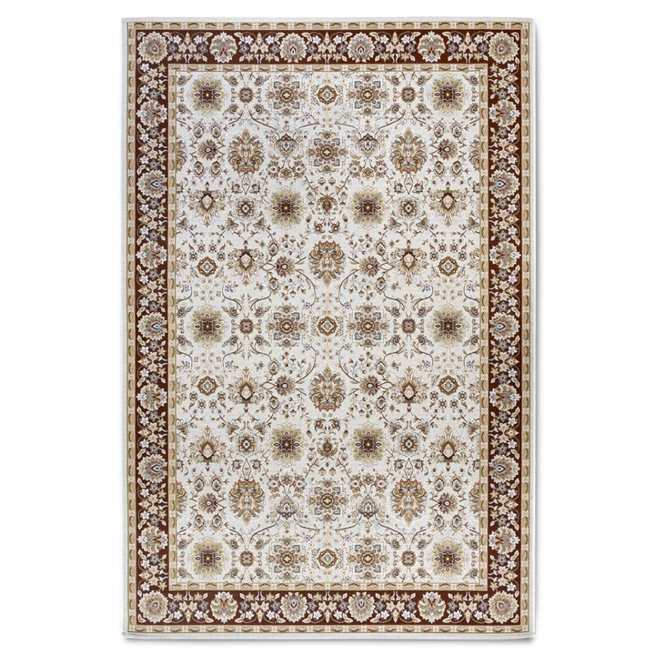 Koberec do obývačky 120 x 180 cm, tradičný, plocho tkaný, vonkajší a vnútorný