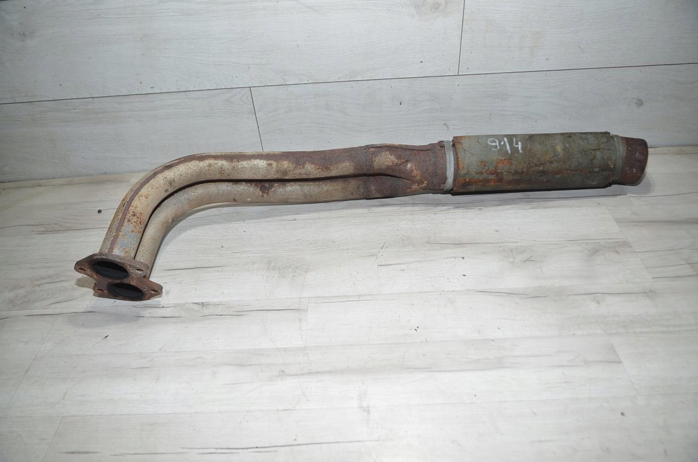 pipe exhaust header pipe Mercedes 914 OM366