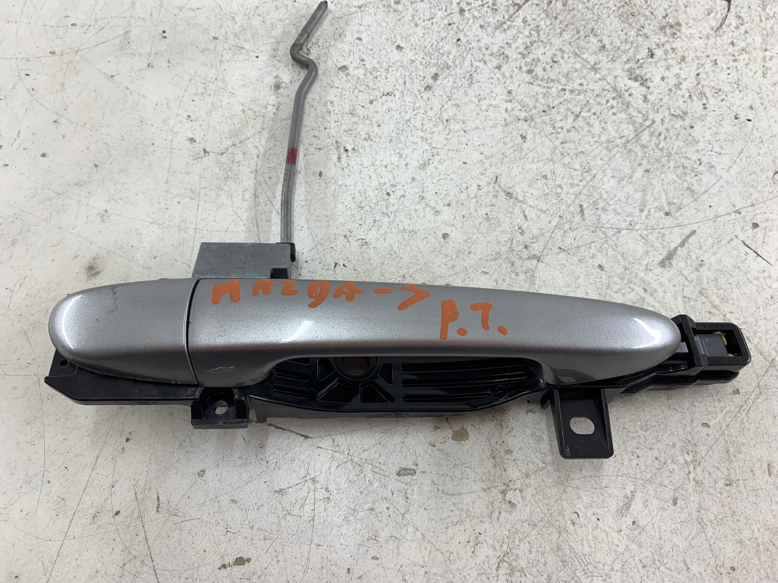 MAZDA 3 II BL handle exterior right rear part SREBRNA
