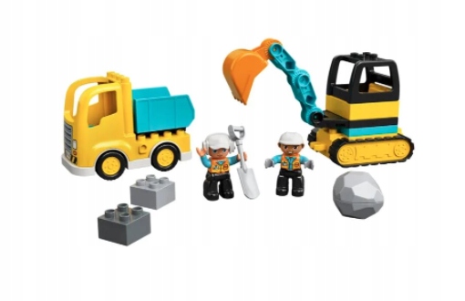 LEGO Duplo Ciężarówka 10931 prezent dla 6 latka Bohater Bob Budowniczy