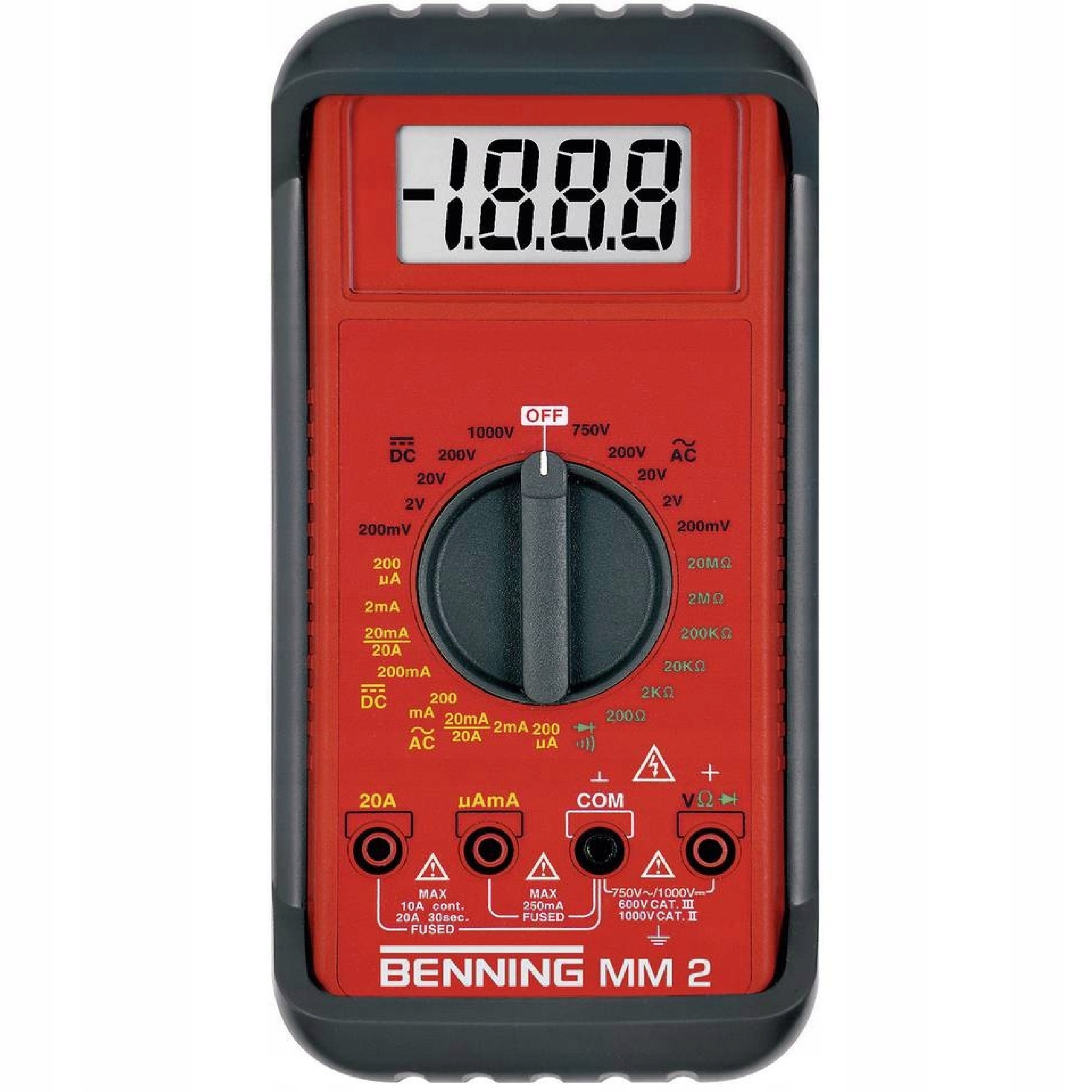 Ručný multimetr Benning MM 2, merač napätia BG044028