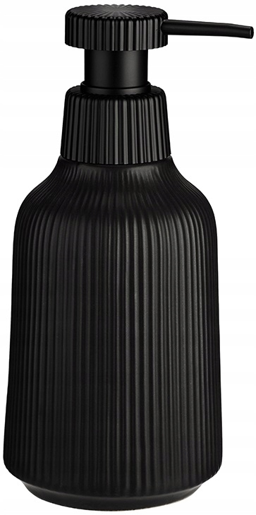 

Dozownik Do Mydła W Płynie Ceramiczny Czarny 400ml