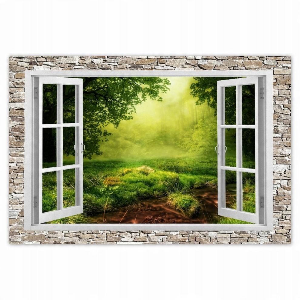 

Plakat 93x62 Drewniane okno
