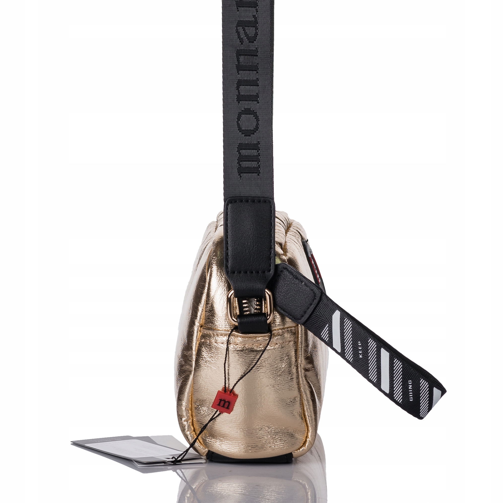 TOREBKA DAMSKA NA RAMIĘ LISTONOSZKA MONNARI Wielkość mała (nie mieszcząca A4)