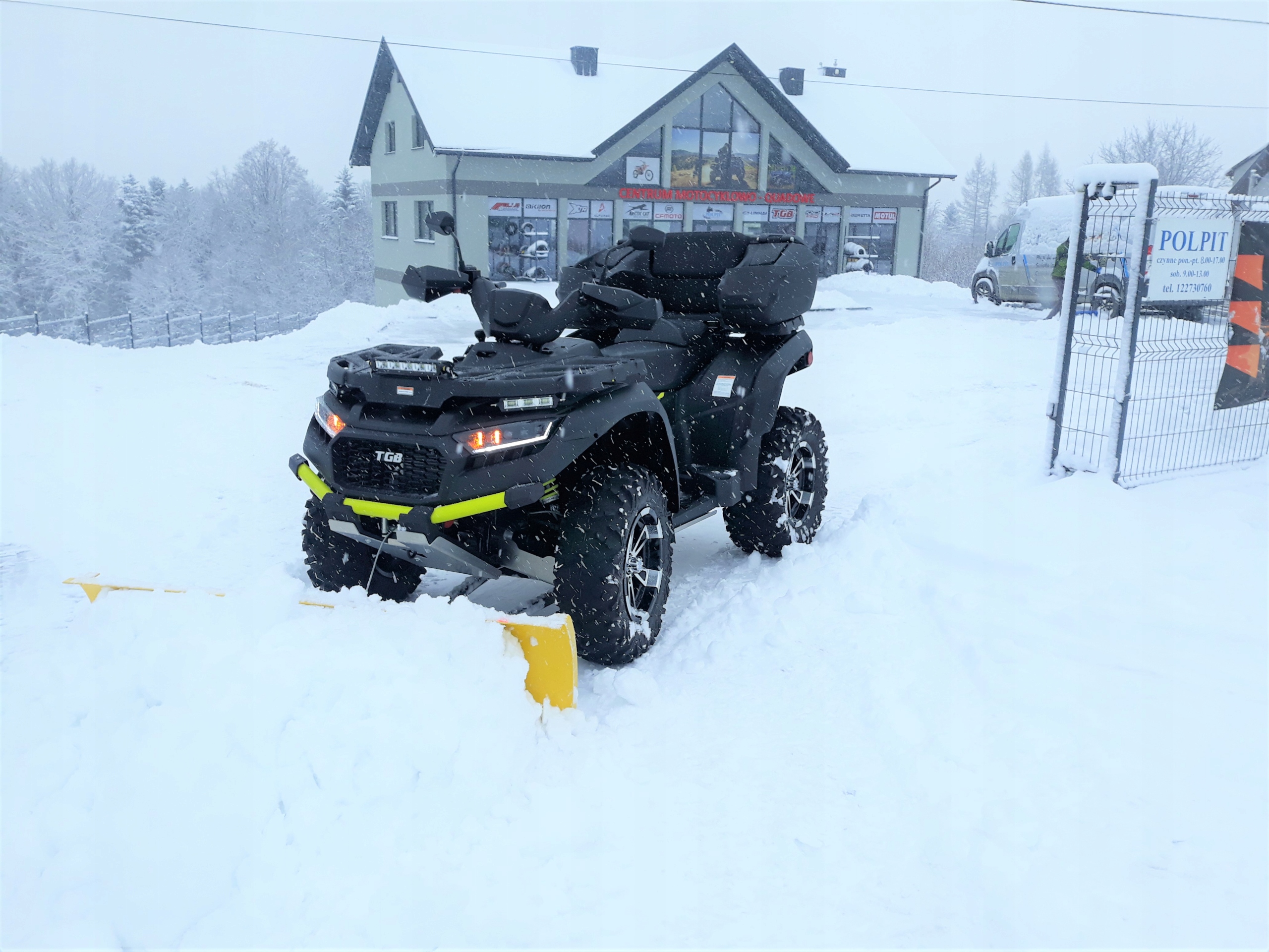 

Pług Śnieżny Yamaha Kawasaki Honda Polaris Kymco
