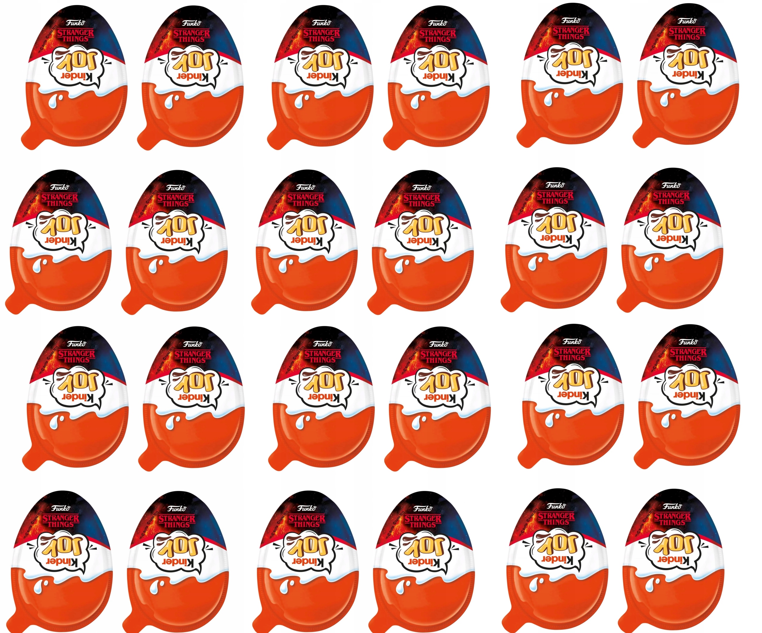 Levně Kinder Joy Set 24 kusů x 20 g Stranger Things Vajíčko S Překvapením