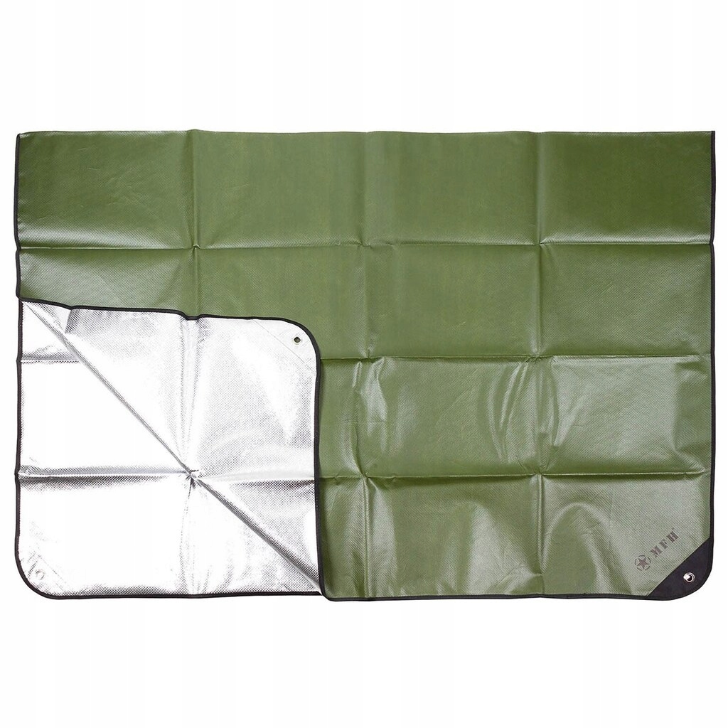 Koc termiczny podłoga namiotu Mfh Emergency Tarp 210 x 150 cm Od Green