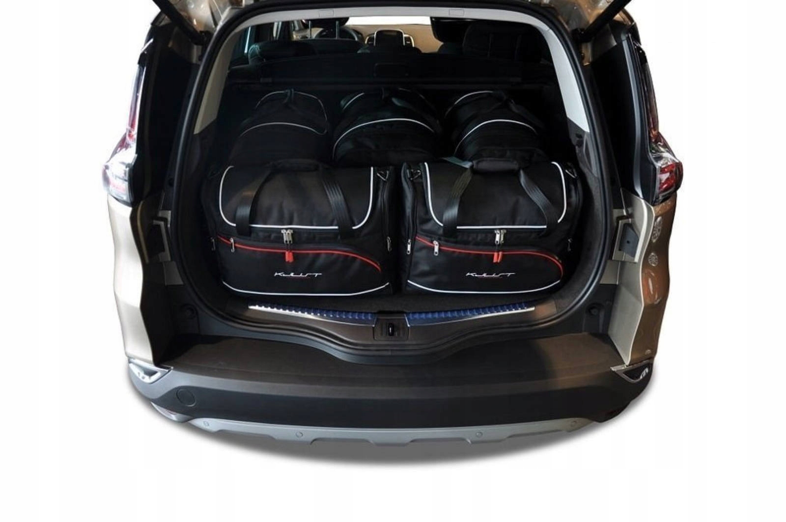 J&j Automotive Sada 5ks cestovných tašiek Aero pre Renault Espace 2014+