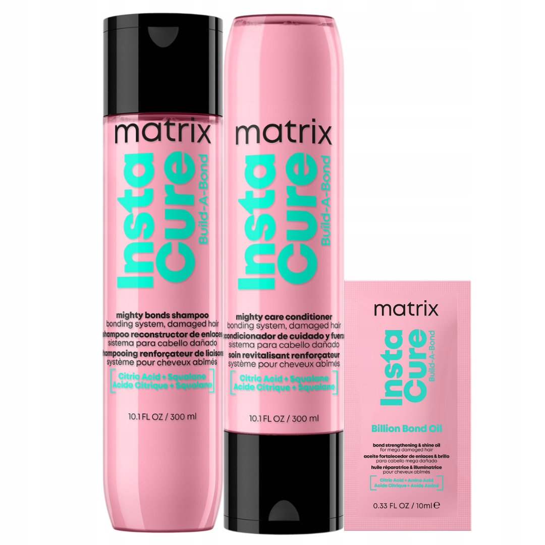 Matrix Instacure Build-A-Bond regenerujący szampon odżywka do włosów