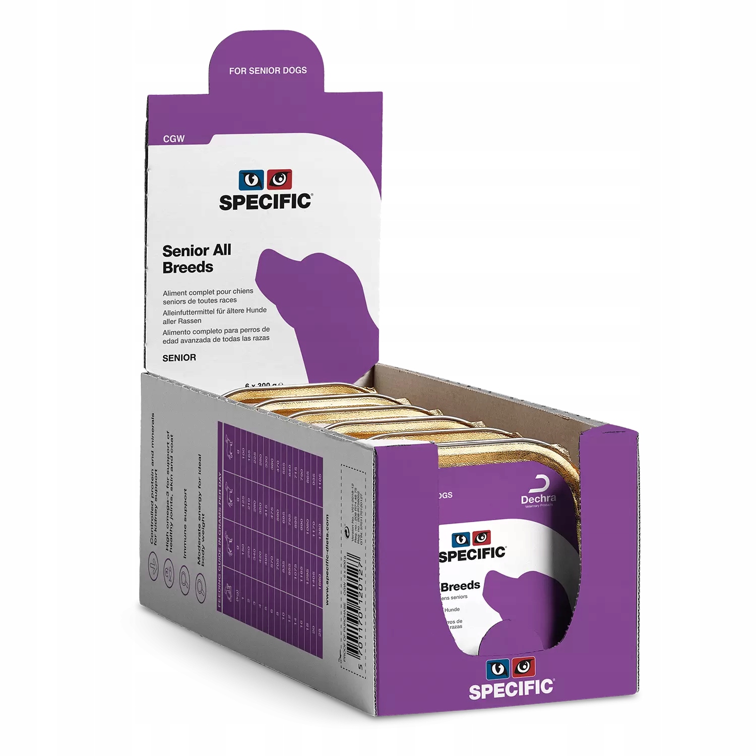 Levně Krmivo pro starší psy Senior All Breeds Cgw Specific 6x300g