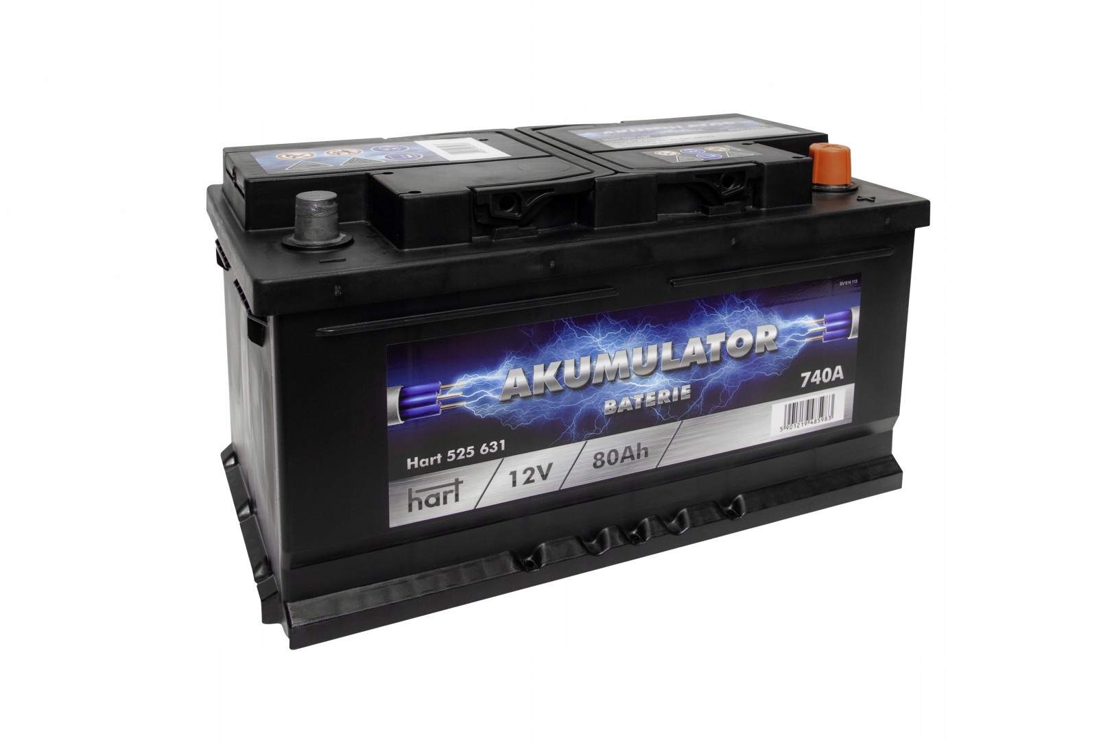 AKUMULATOR HART 80AH P+ 740A