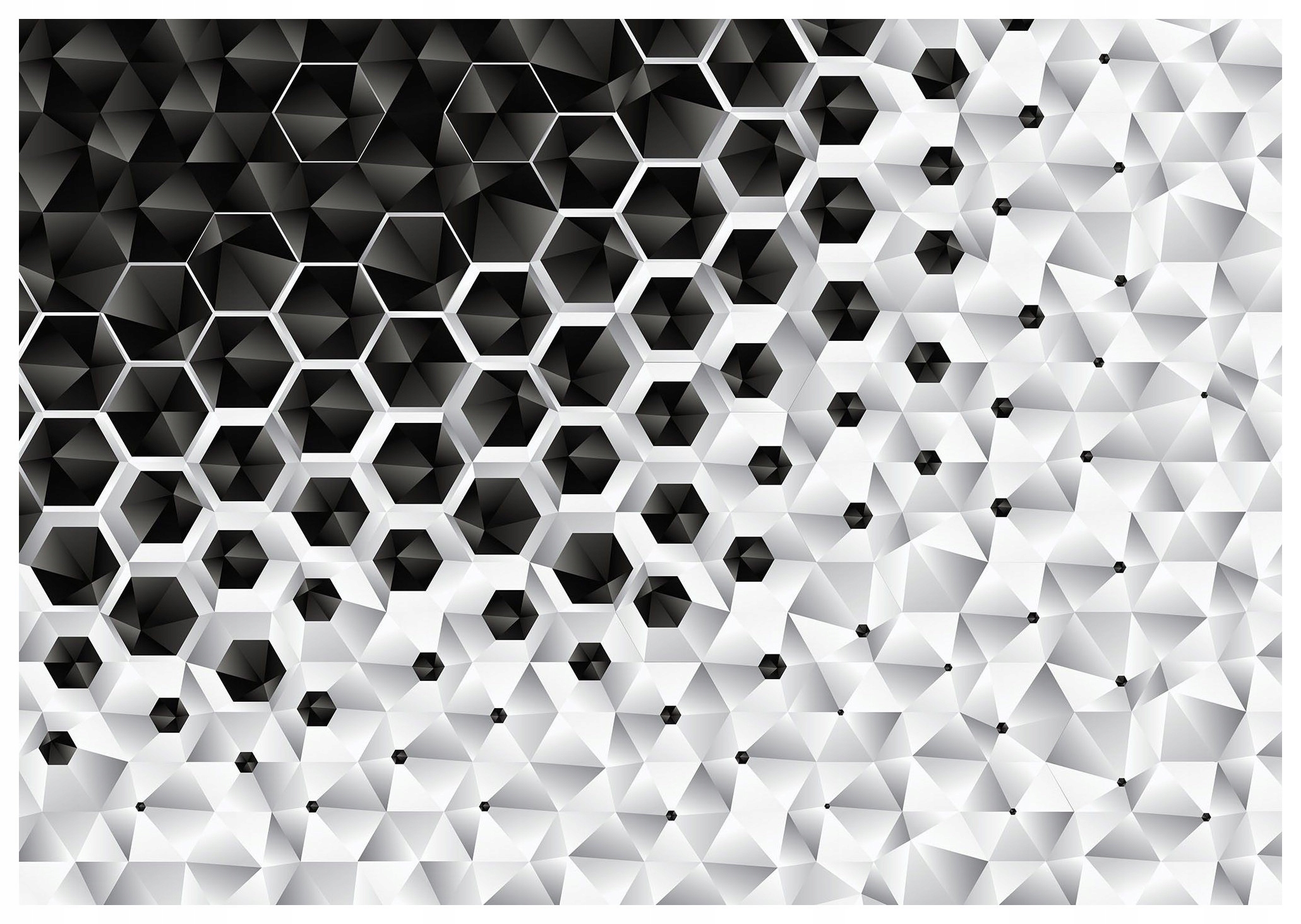 Fototapeta Geometrie Abstrakce Šestiúhelníky Trojúhelníky 312x219 lepidlo