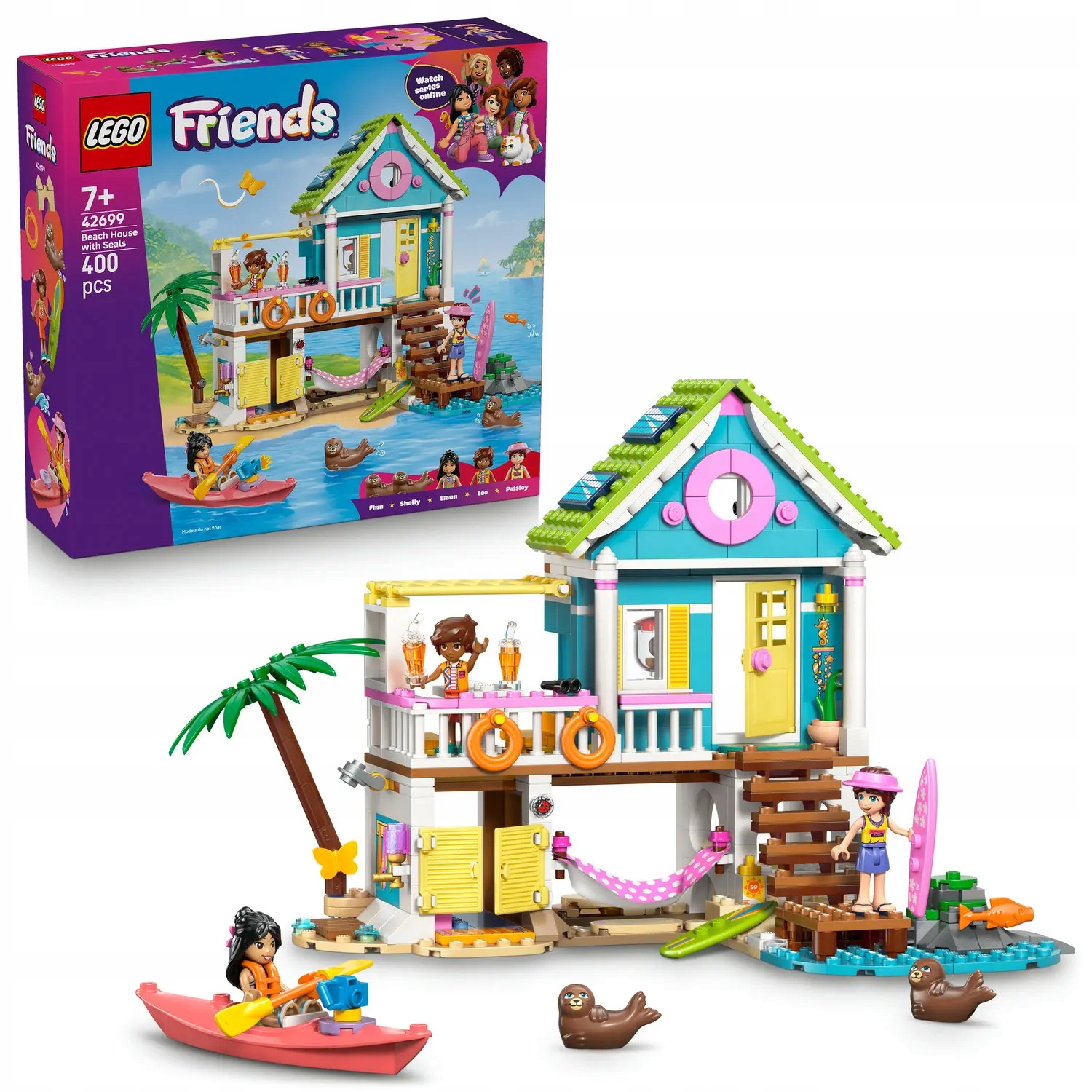 Lego Friends 42699 Plážový Dům S Tuleněmi