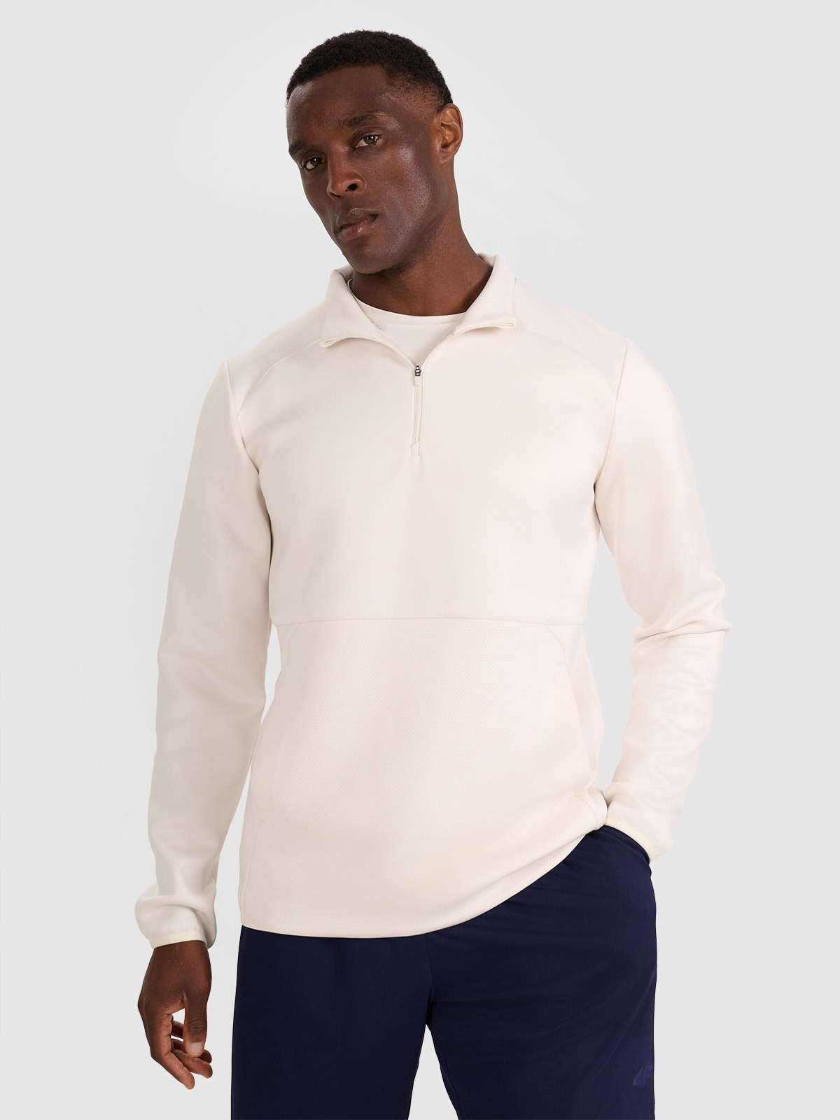 Pánská Mikina Sportovní Rychleschnoucí Mikina 4F TFSWM561 AW25 XL