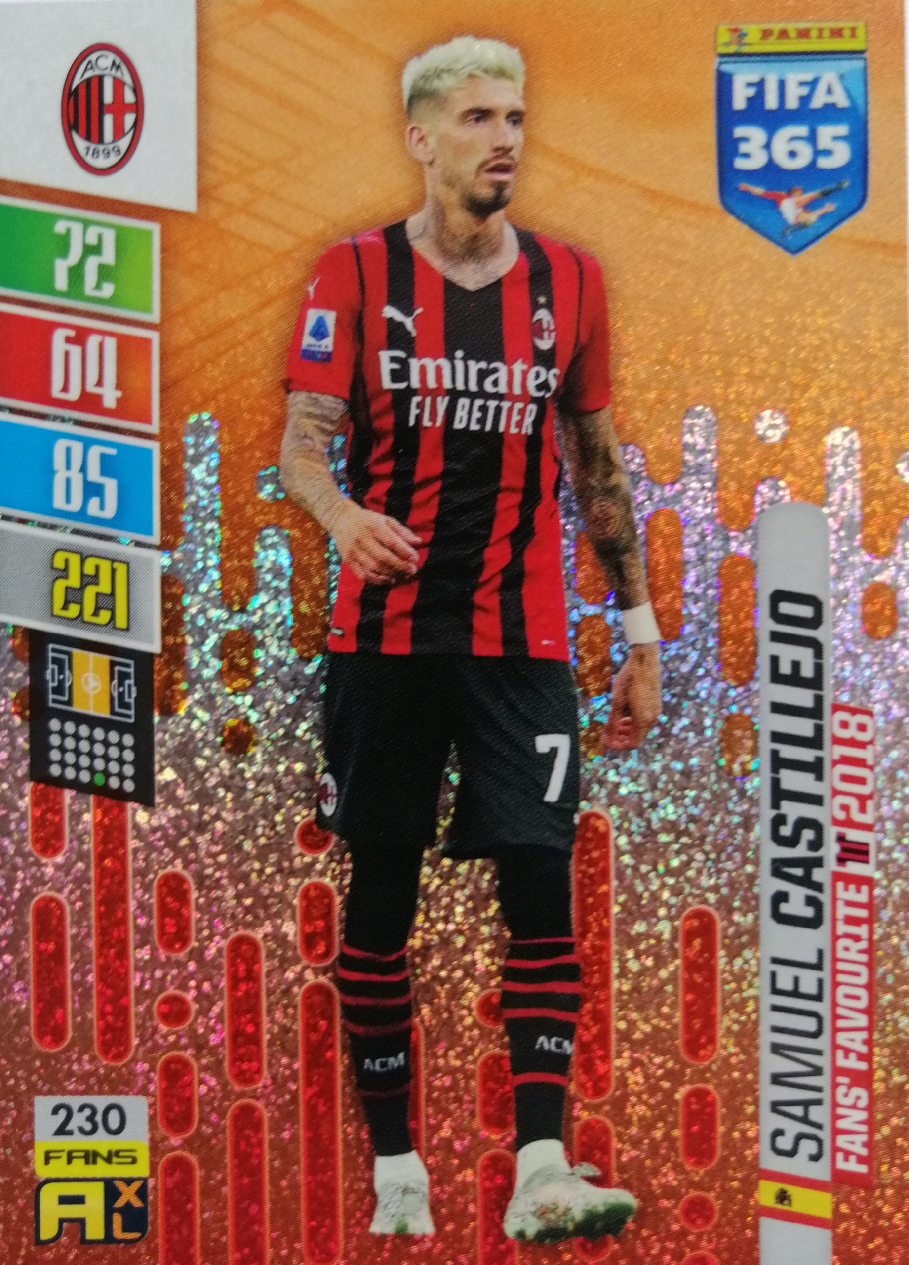 Fifa 365 2022 Fans Favourite 230 Castillejo