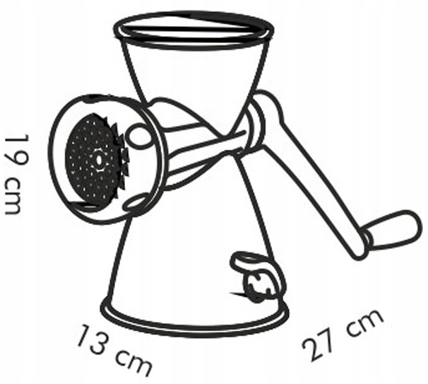 TESCOMA MASZYNKA DO MIELENIA MIĘSA ORZECHÓW BUŁEK Przeznaczenie do mięsa