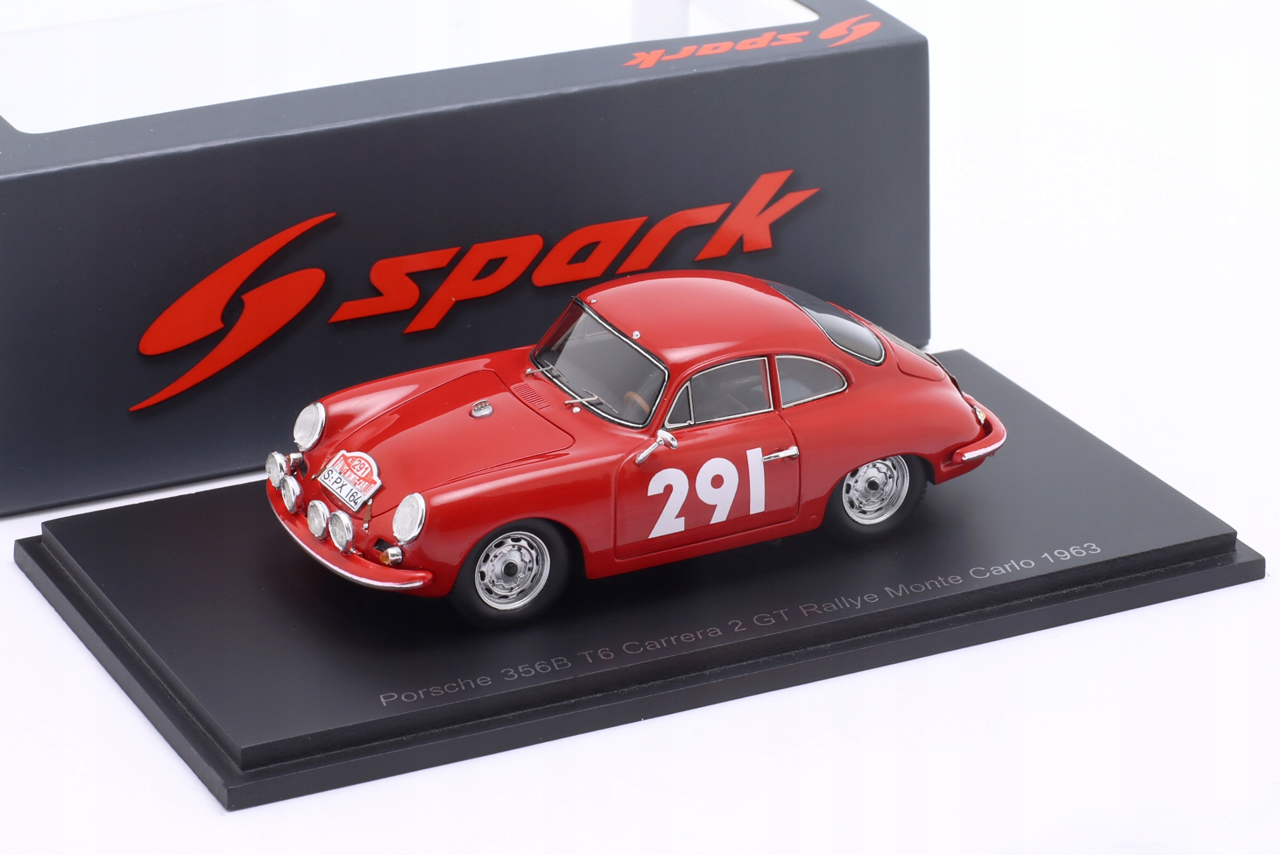 Spark Porsche 356B H.Walter Monte Carlo 1963 1:43
