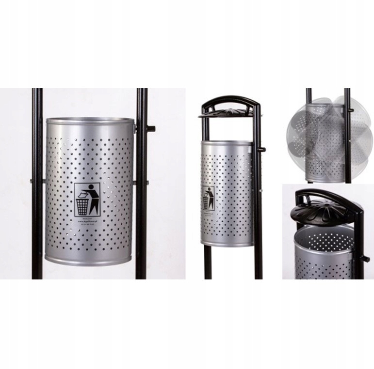 KOSZ na śmieci ULICZNY PARKOWY OSIEDLOWY 60L Pojemność pojedynczego kosza 60 l