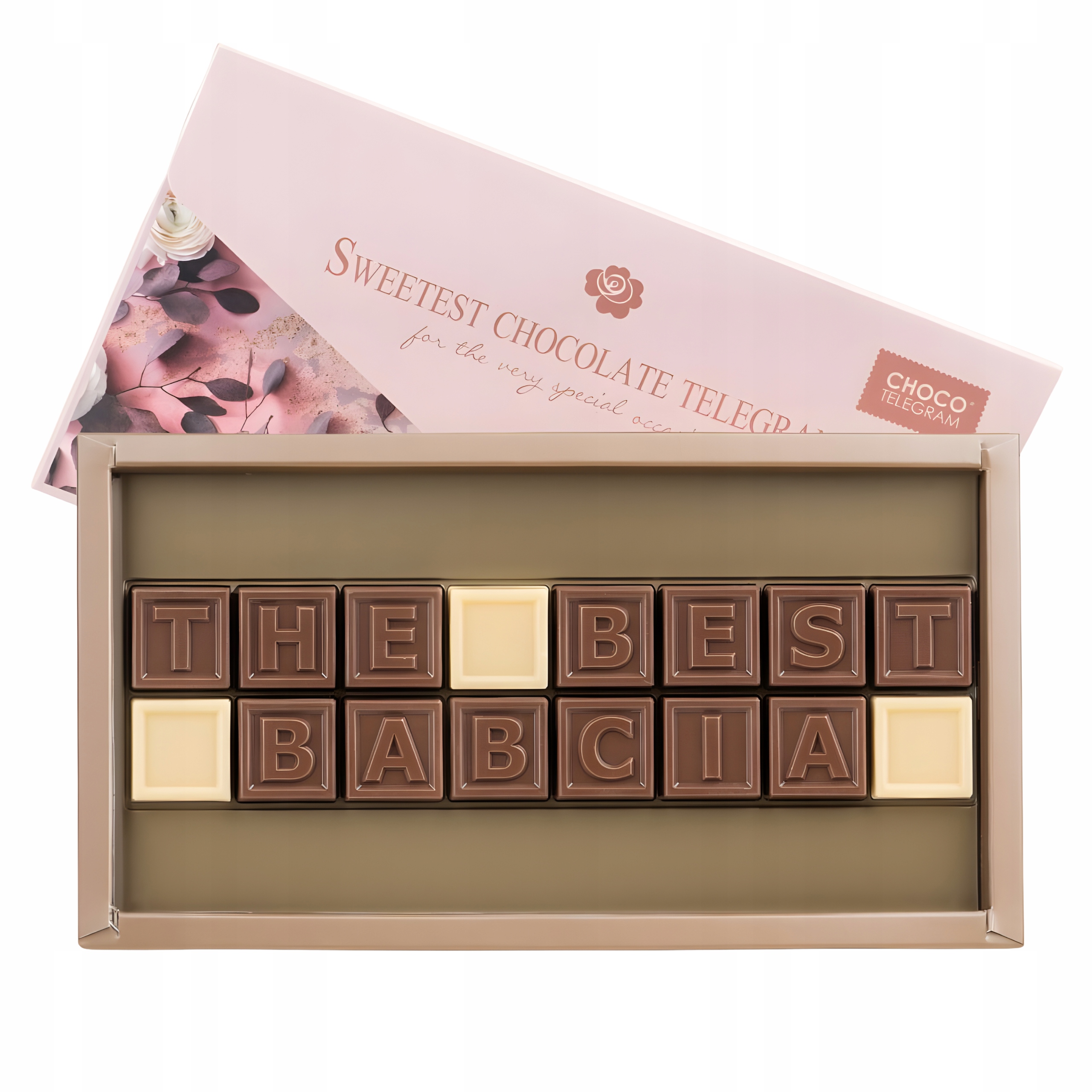 Levně Dárek pro babičku Čokoláda Belgická telegram The Best Babička 152 g