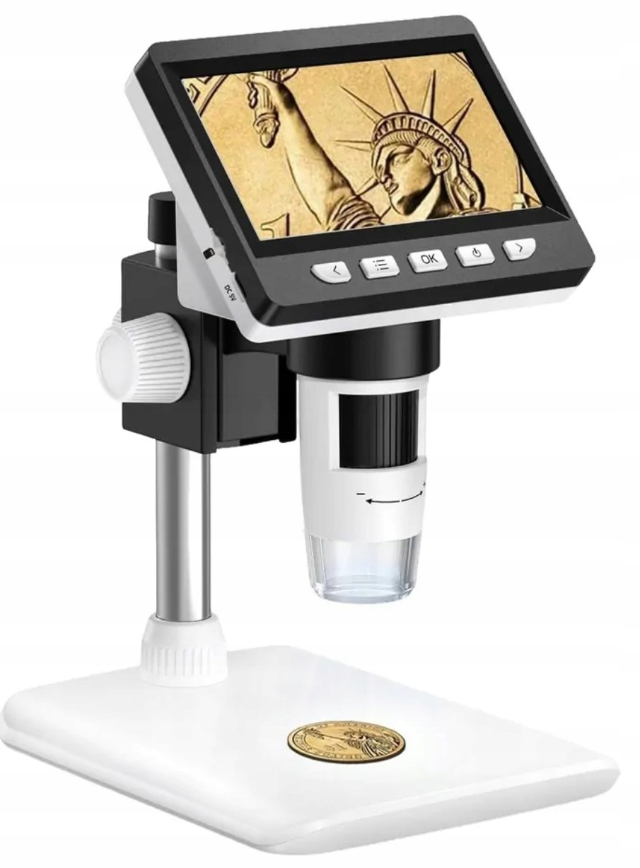 Digitální Vědecký Mikroskop S Displejem Hdd 1000X Servisní Kamera