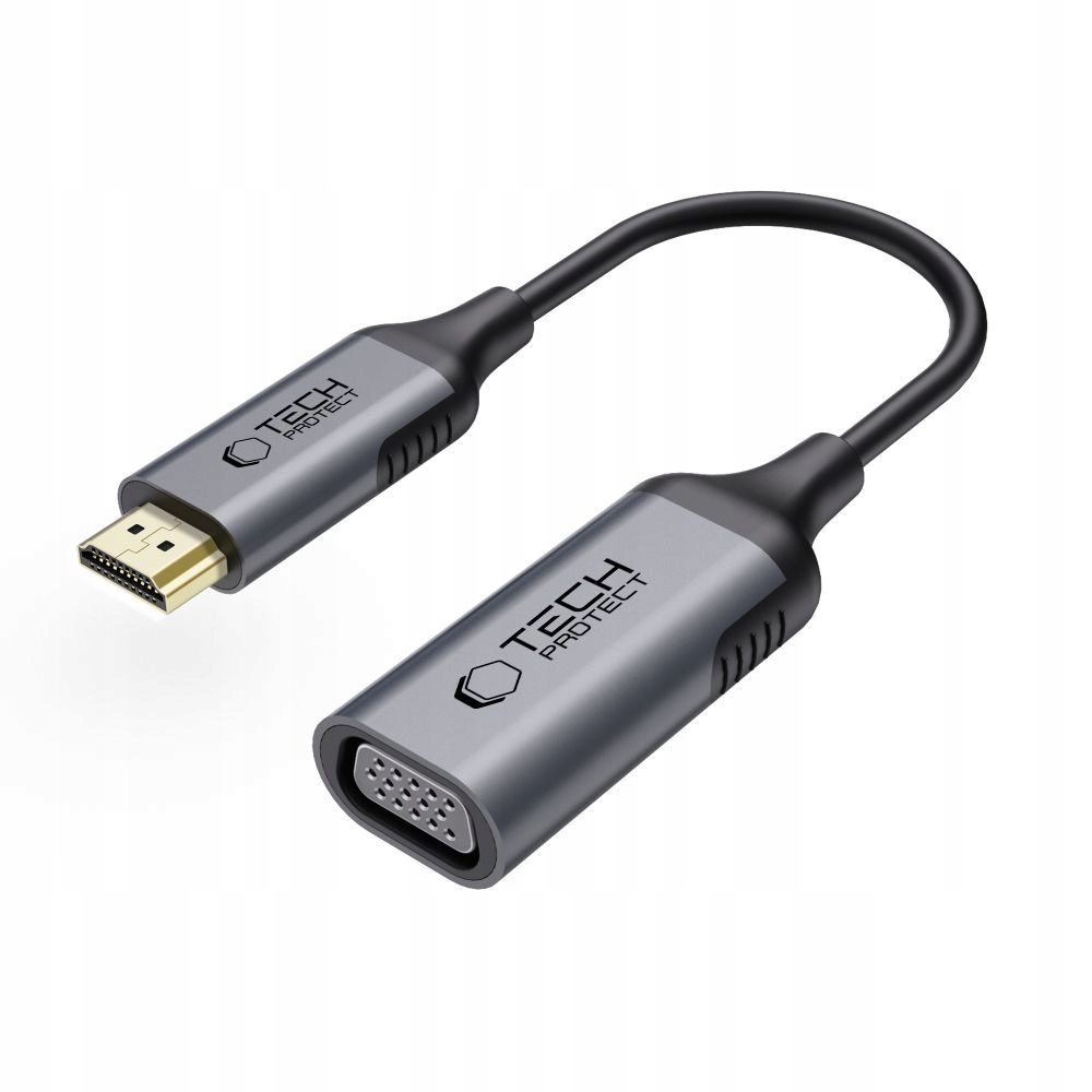 Tech-protect Ultraboost Adapter Hdmi To Vga Full Hd 60HZ Black