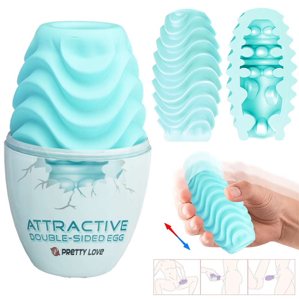 

Dyskretny masturbator jajko Atracctive Egg 2strony