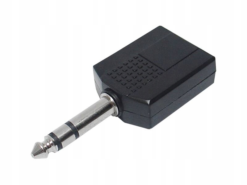 

Rozdzielacz duży Jack 6,3 stereo wtyk 2x gn(1350