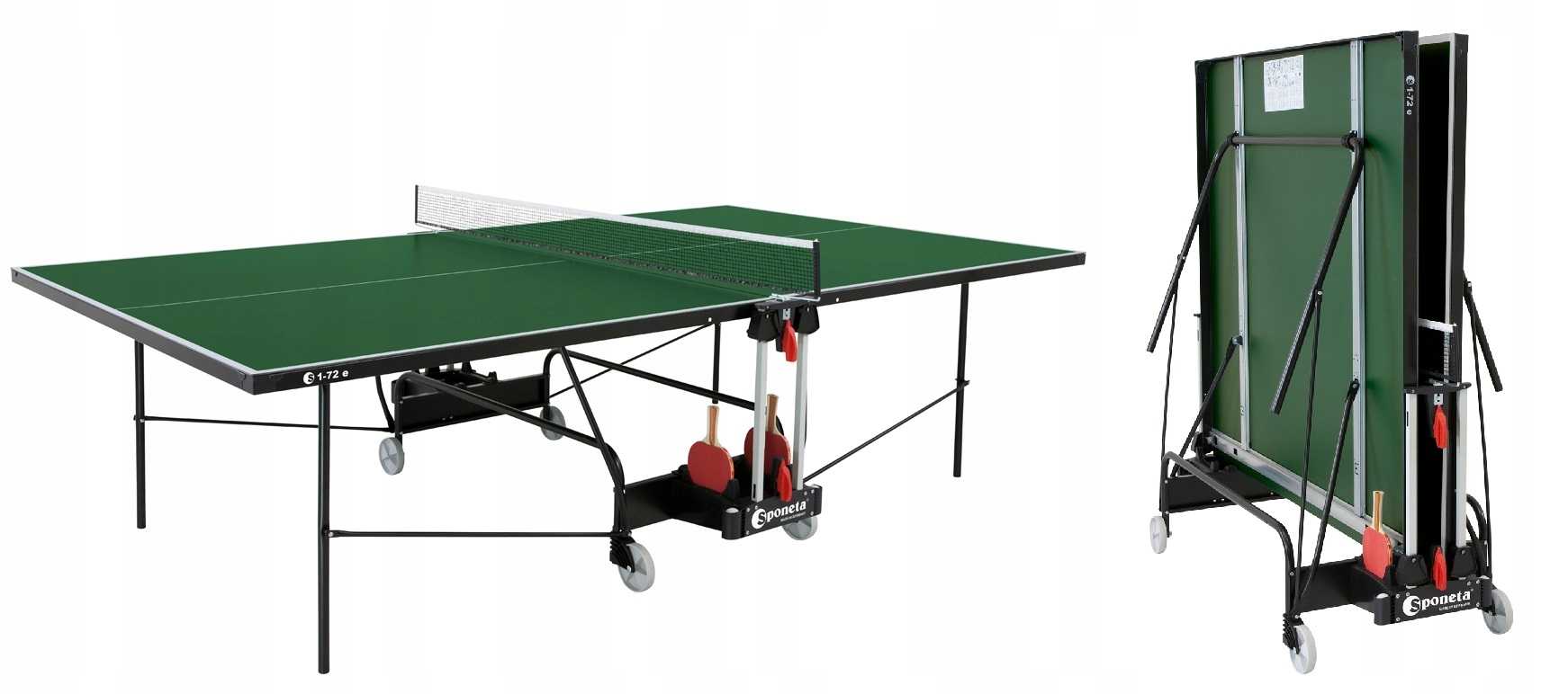 Stół do tenisa stołowego ping-ponga SPONETA S1-72e - green - ZEWNĘTRZNY