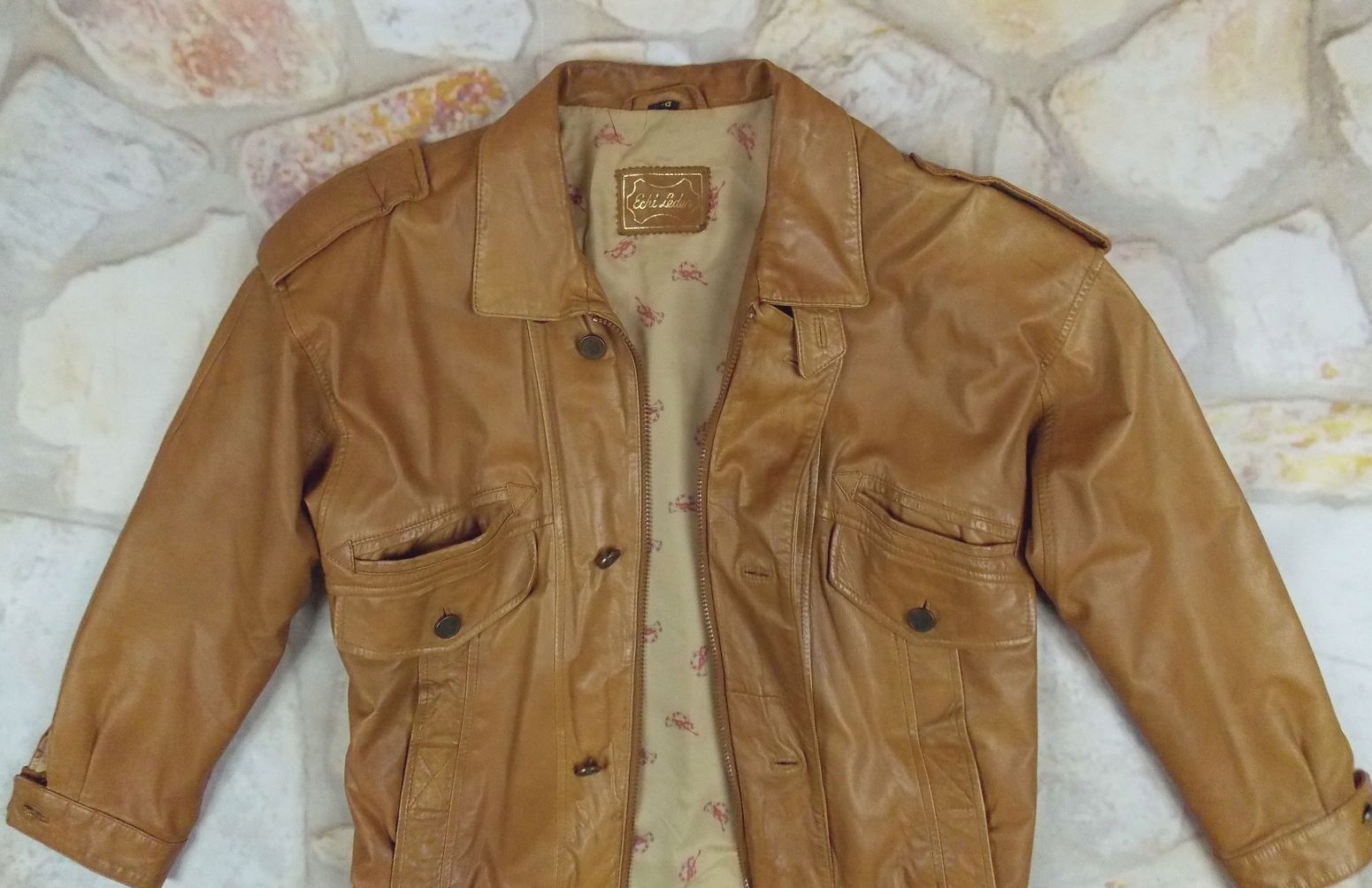 PAOLO NEGRATO KURTKA SKÓRZANA PILOTKA BOMBER 48 Rozmiar 48