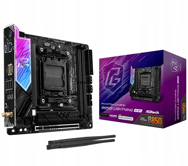 Płyta główna ASRock B850I Lightning Wifi AM5 2DDR5 Itx