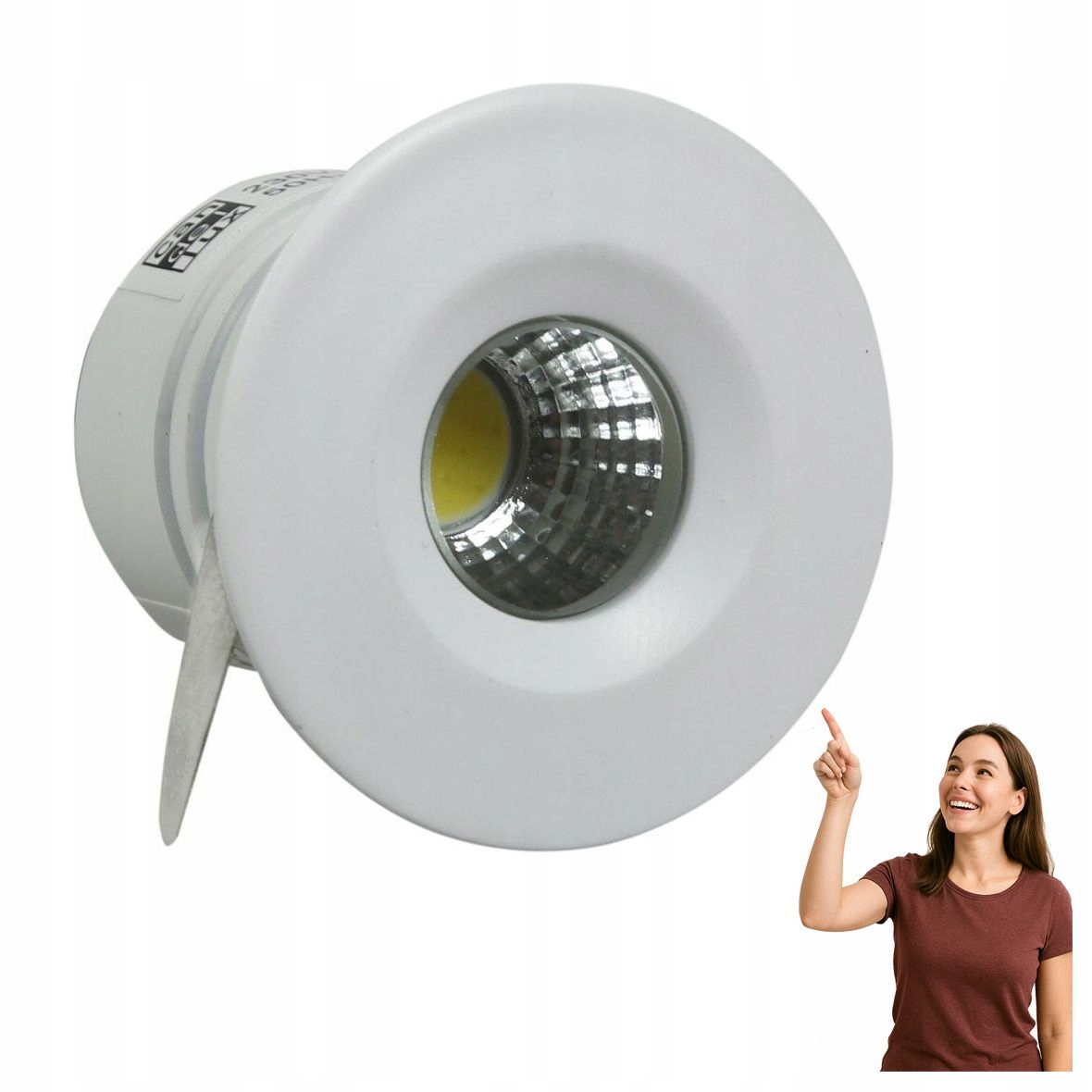 Led koupelnové zapuštěné svítidlo 3W IP65 SH-14 Wh 2258966 Candellux