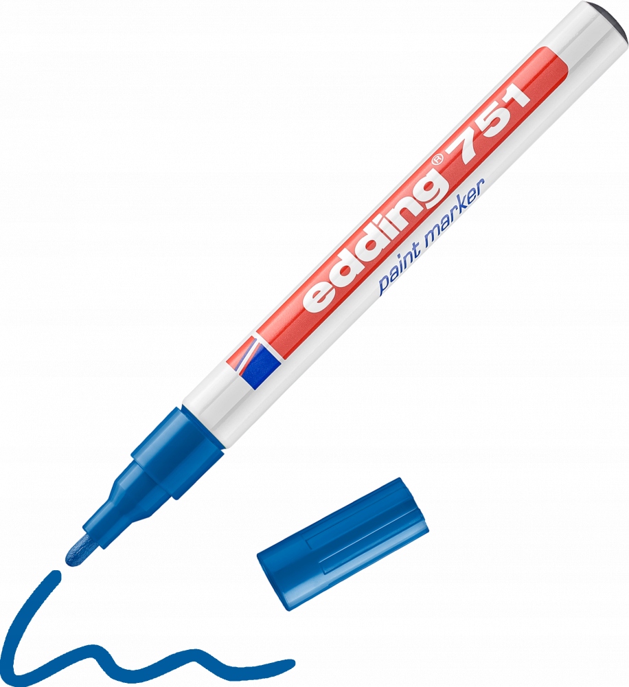 

Marker olejowy olejny Edding 751 1-2mm niebieski