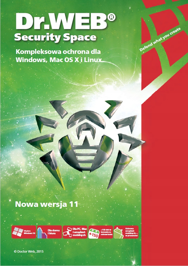 

Antywirus Dr.Web Internet Security Space 2PC 2lata